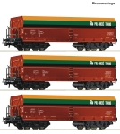 Roco 6600218 - H0 - 3-tlg. Set Selbstentladewagen, PMT, Ep. VI